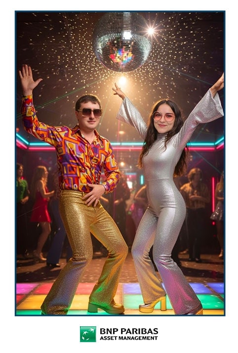 Photobooth IA. Ambiance disco pour vos événements d'etreprise.